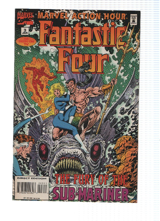 Marvel Action Hour featuring:  THE FANTASTIC FOUR, Volume 1, Numero 03: Panic in New York (Marvel)