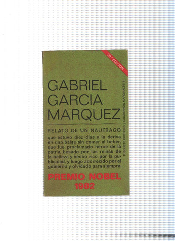 Relato de un naufrago ( 29 edicion 1993 )