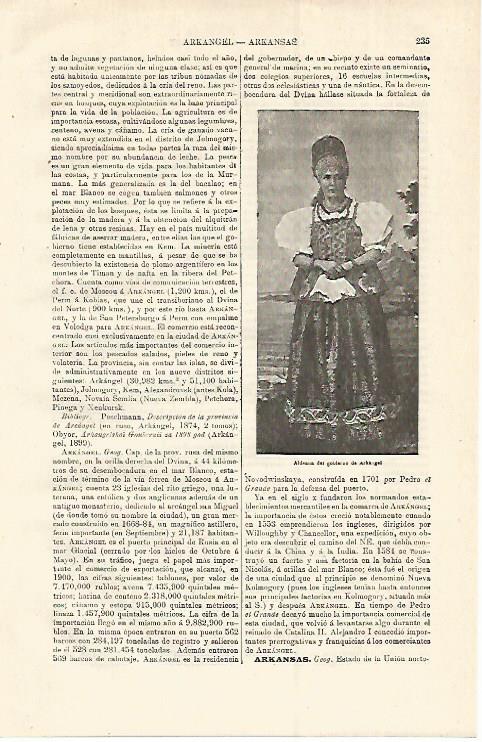 LAMINA ESPASA 12785: Mujer de Arkangel Rusia