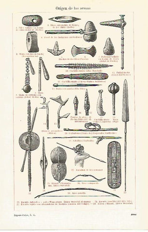 LAMINA ESPASA 12790: Origen de las armas