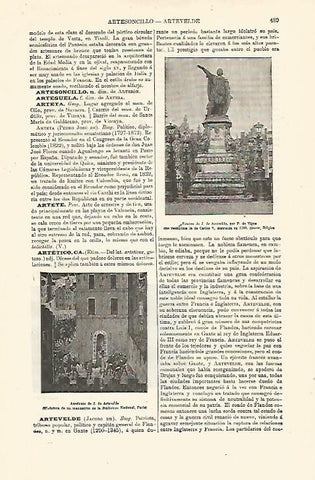 LAMINA ESPASA 12850: Estatua de Artevelde en Gante Belgica