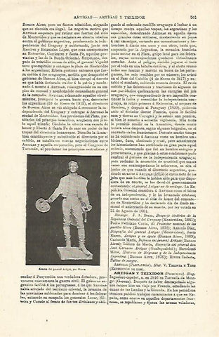 LAMINA ESPASA 12853: Estatua del general Artigas por Blanes