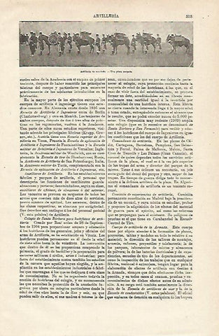 LAMINA ESPASA 12860: Artilleria de montaña