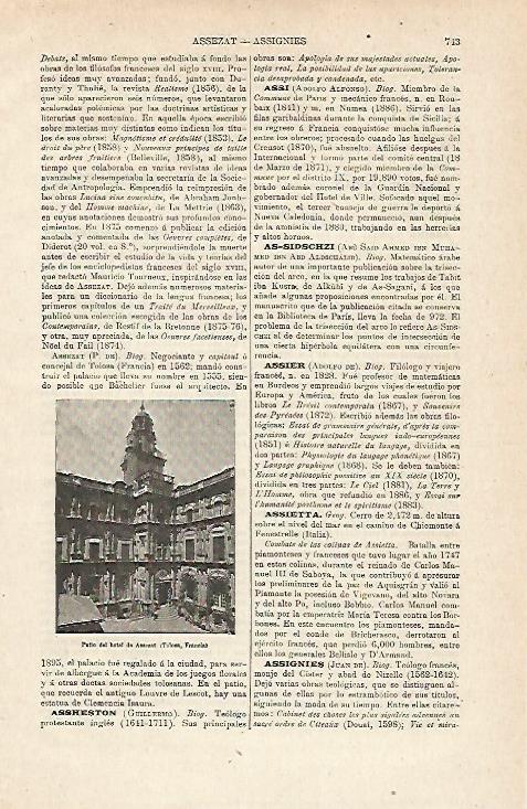 LAMINA ESPASA 12910: Hotel de Assezat Tolosa