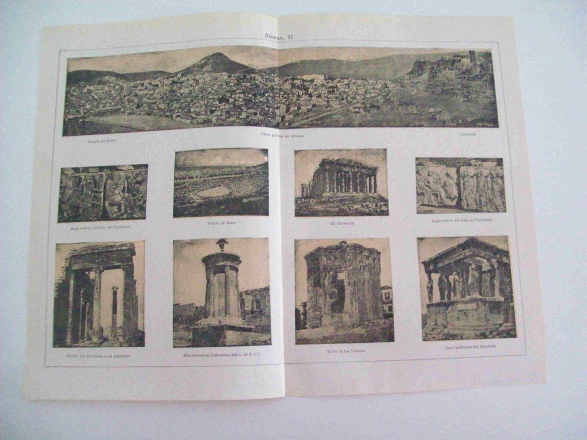 LAMINA ESPASA 12952: Vistas de Atenas