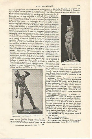 LAMINA ESPASA 12966: Esculturas romanas de atletas