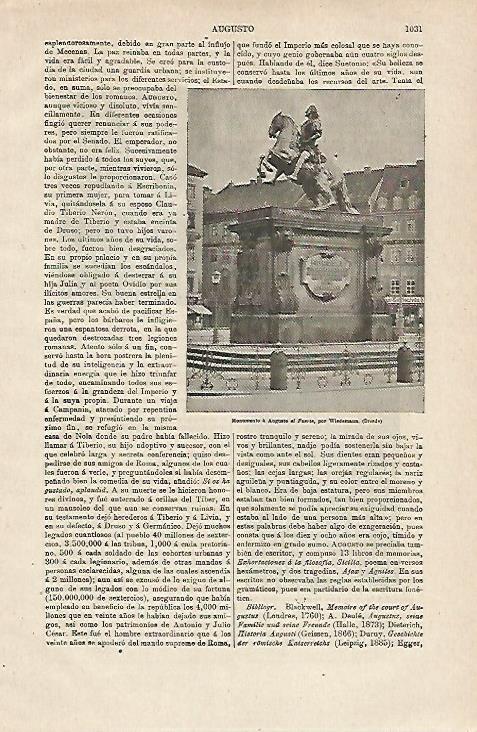 LAMINA ESPASA 12986: Monumento a Augusto el fuerte en Dresde