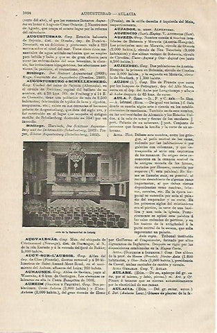 LAMINA ESPASA 12987: Aula de la Universidad de Leipig