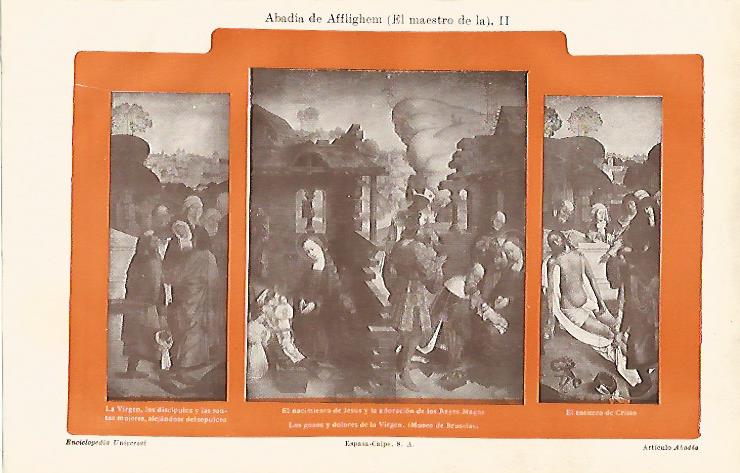 LAMINA ESPASA 13110: Los gozos y dolores de la Virgen en el Museo de Bruselas