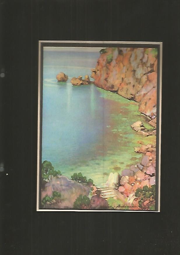 LAMINA PUBLICITARIA 05012: Dibujo de Mallorca anonimo