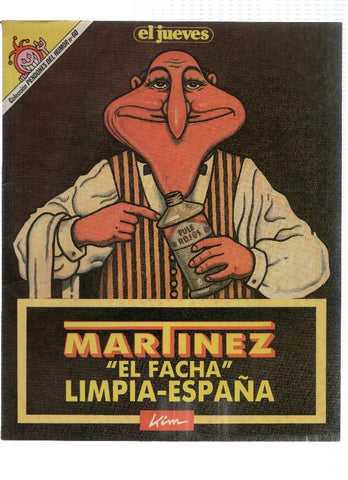 El Jueves: Pendones del Humor numero 060: Martinez el Facha: Limpia España