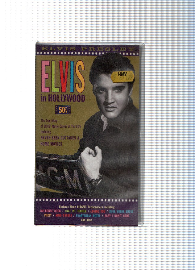 VHS-Cine: ELVIS PRESLEY: ELVIS IN HOLLYWOOD, The True Story of Elvis Movie Career