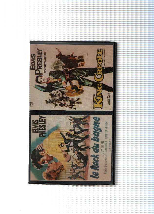 VHS-Cine: EL ROCK DE LA CARCEL / EL BARRIO CONTRA MI (Elvis Presley)