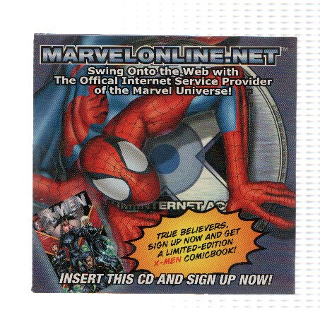 CD-Rom: MARVEL ONLINE.NET - Swing onto the Web. 