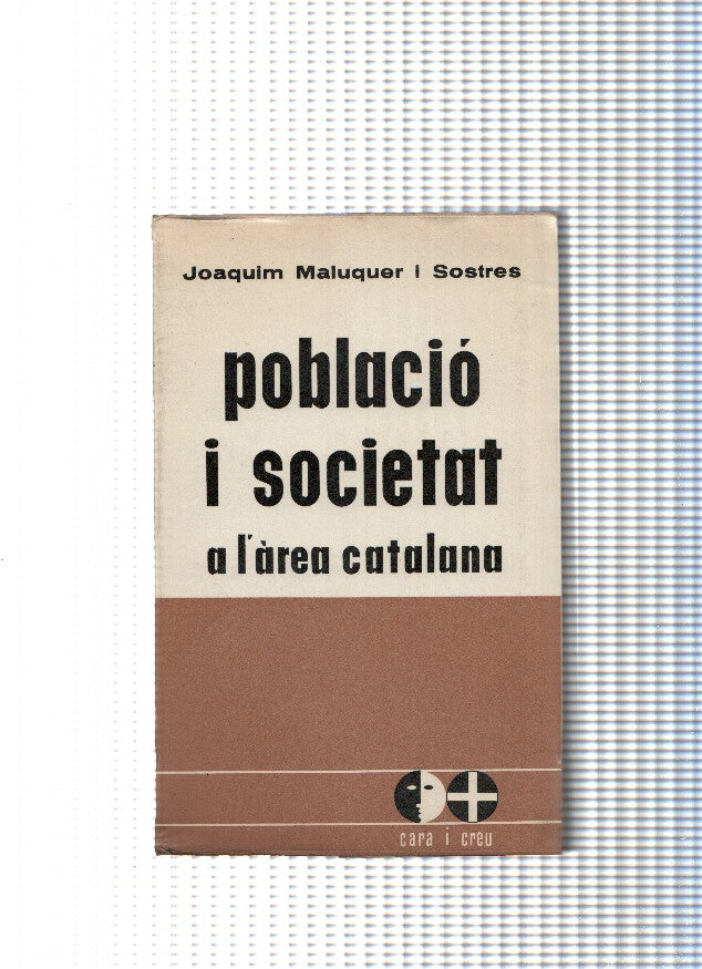 Poblacio i societat a l area catalana