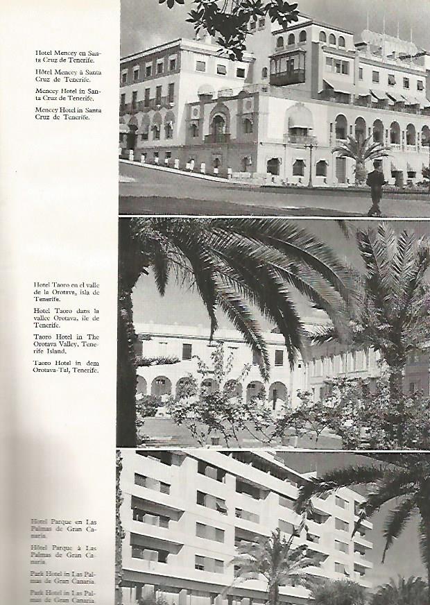 LAMINA 4986: SANTA CRUZ DE TENERIFE HOTELES MENCEY TAORO Y PARQUE