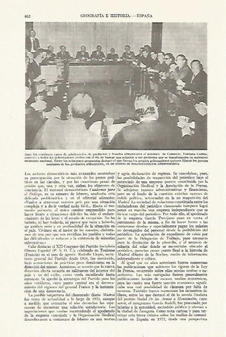 LAMINA ESPASA 13403: Reunion en el Ministerio de Comercio