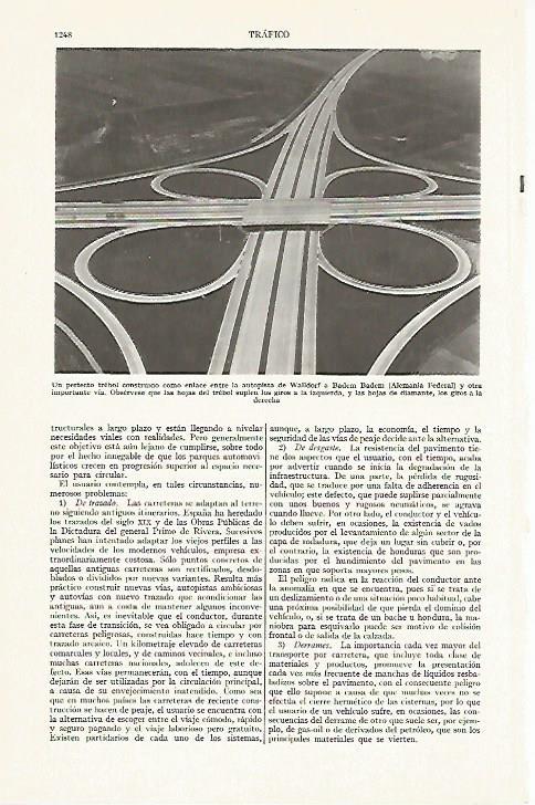 LAMINA ESPASA Alemania 13524: Autopista de Walldorf a Badem Badem (Alemania)