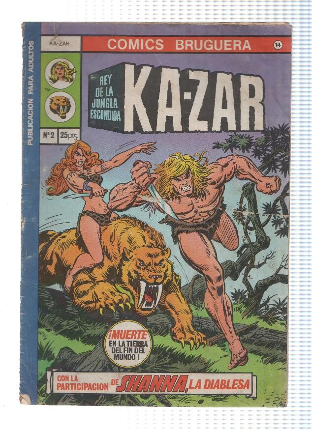Comics Bruguera numero 14: Ka-Zar rey de la jungla escondida numero 2