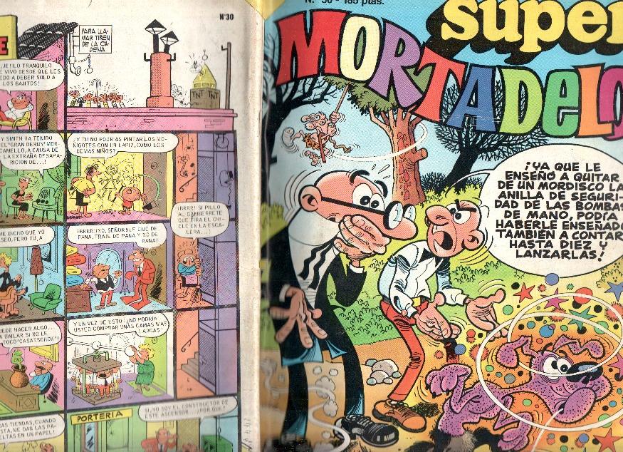 Ediciones B: Super Mortadelo numero 030 (numerado 2 en trasera)