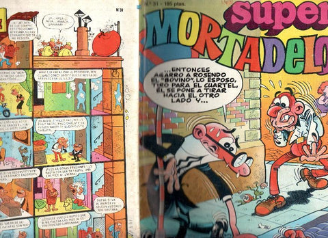 Ediciones B: Super Mortadelo numero 031 (numerado 2 en trasera)