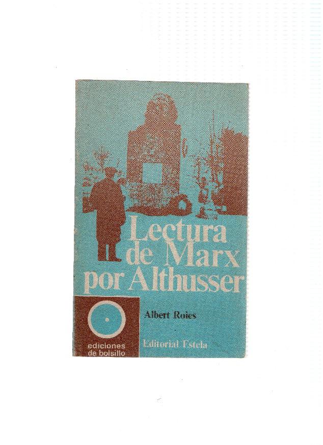 Lectura de Marx por Althusser