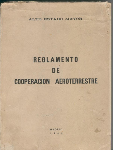 Reglamento de Cooperacion Aeroterrestre