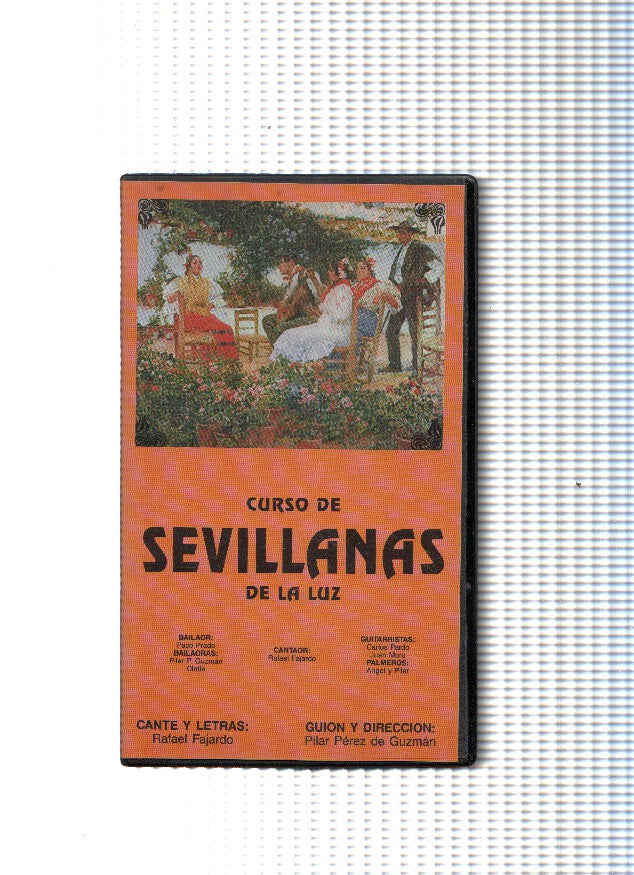 VHS-Cuso: CURSO DE SEVILLANAS DE LA LUZ - Curso completo para saber Bailar Sevillanas - Pilar Perez de Guzman