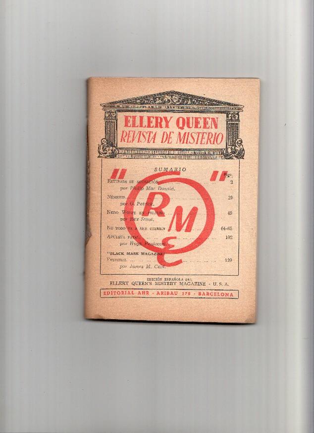 Coleccion Ellery Queen SIN LA CUBIERTA:  Retirada de acusacion (Philip Mac Donald)