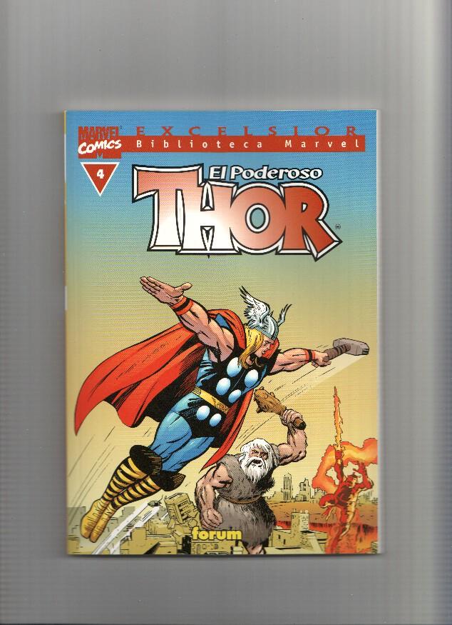 Biblioteca Excelsior: El Poderoso Thor numero 04: Thor y Loki atacan la raza humana