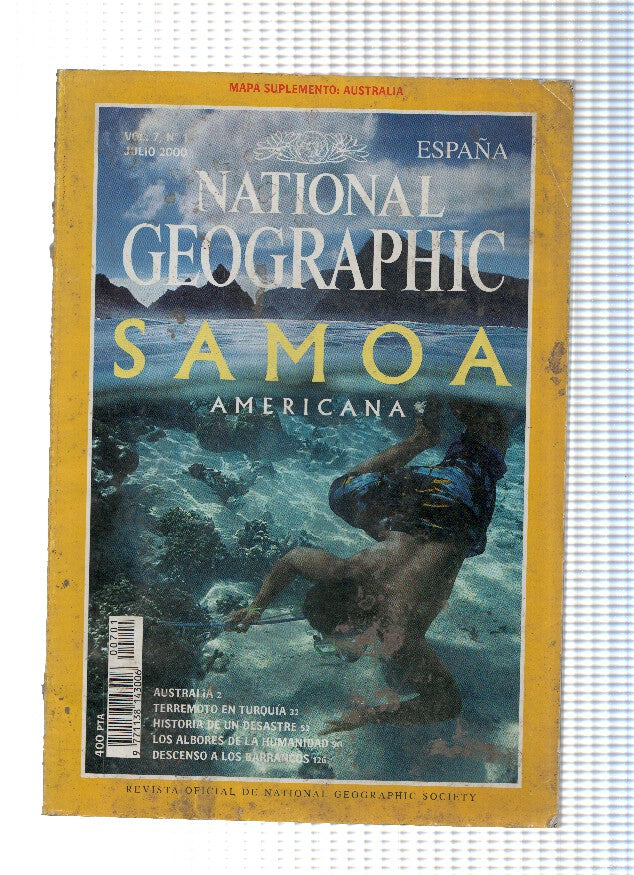 NATIONAL GEOGRAPHIC, Volumen 07, Numero 1 - Julio 2000: SAMOA, americana