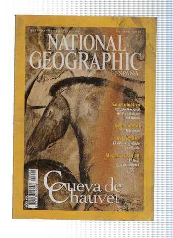 NATIONAL GEOGRAPHIC, Volumen 09, Numero 02 - Agosto 2001: Cueva de Chauvet