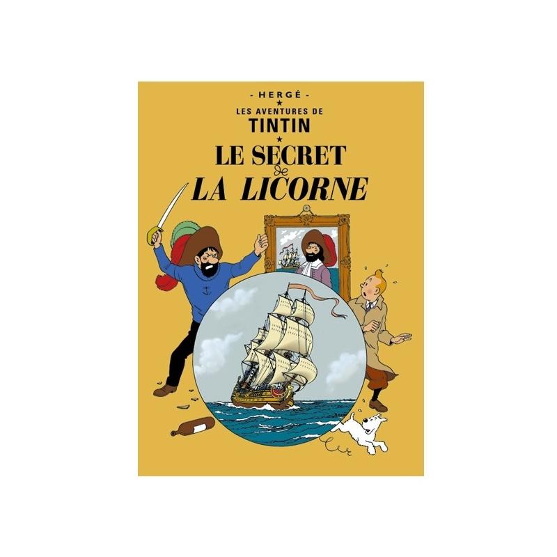 Postal (postcard) portada 'Le secret de la Licorne' - El secreto del Unicornio (ref. #30079)