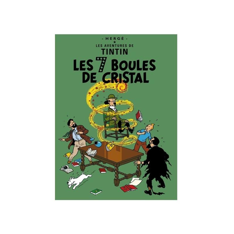 Postal (postcard) portada Les 7 boules de cristal - Las 7 bolas de cristal (ref. #30081)