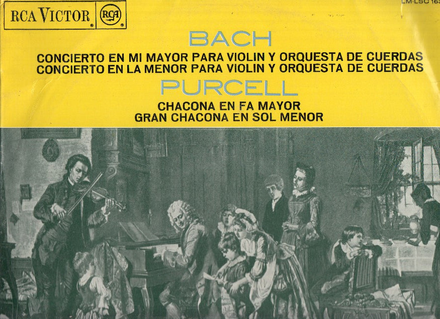 Disco/Vinilo-LP: BACH / PURCELL : Orquesta de Camara de L,O.R.T.F (RCA)