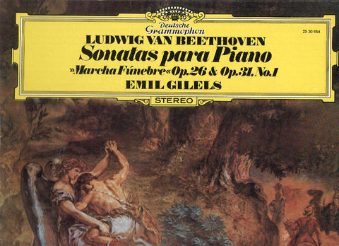 Disco/Vinilo-LP: BEETHOVEN - Sonatas para Piano, Marcha Funebre op.26 y op.31 / Emil Gilels