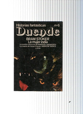 Historias fantasticas: Duende numero 6: Bram Stoker (la mujer india)