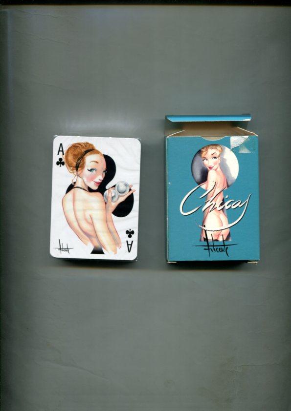 Baraja de Poker con ilustraciones Chicas (Pin up) de Fernando Vicente