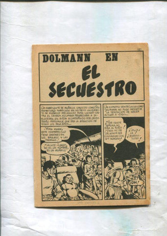 Dolman y sus muñecos: El secuestro (son unicamente 8 paginas)