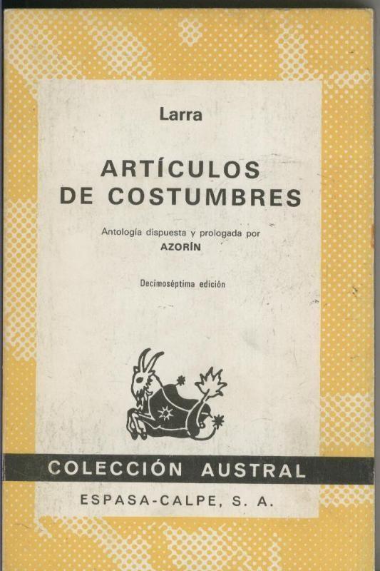 Austral numero 306: Articulos de costumbres