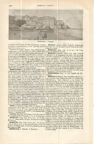 LAMINA ESPASA 13733: Puerto de Rodi Italia