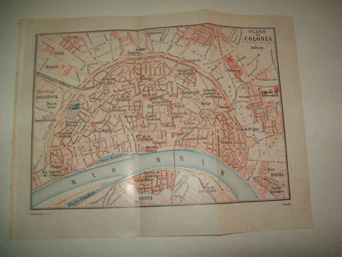 LAMINA ESPASA 13944: Plano de Colonia