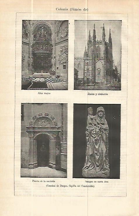 LAMINA ESPASA 13953: Capilla del Condestable de la Catedral de Burgos