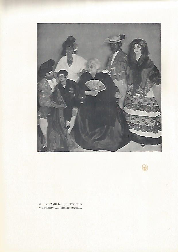 LAMINA 5029: La familia del torero Gitano por Ignacio Zuloaga