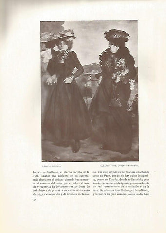 LAMINA 5037: Madame Louise por Ignacio Zuloaga