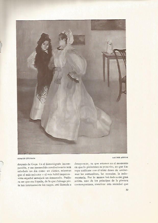 LAMINA 5038: Las dos amigas por Ignacio Zuloaga