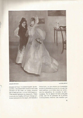 LAMINA 5038: Las dos amigas por Ignacio Zuloaga