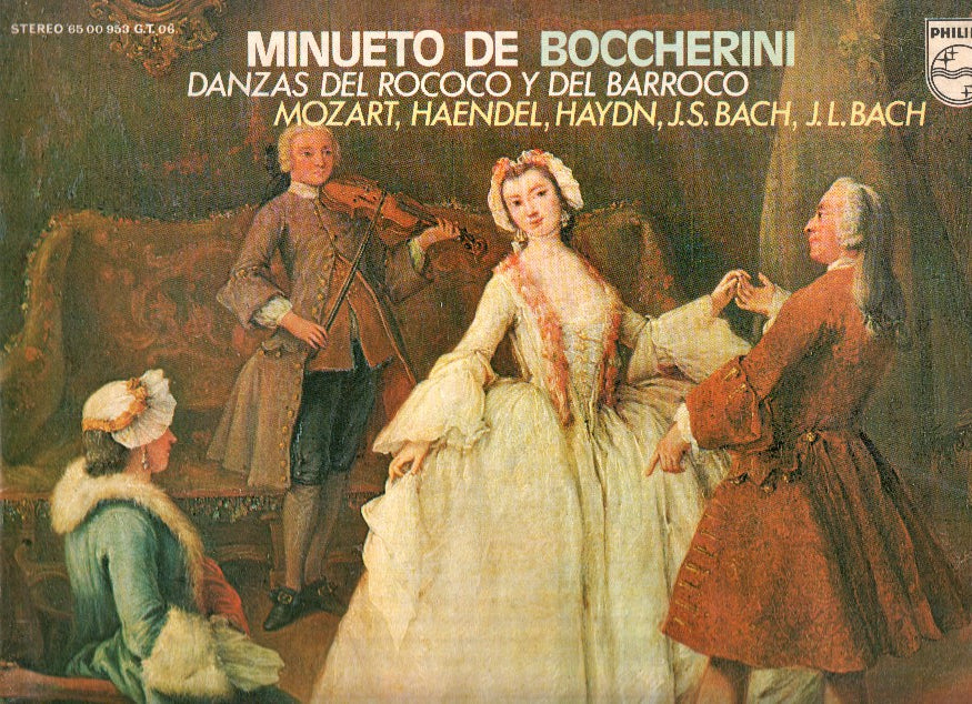 Disco/Vinilo-LP: MINUETO DE BOCCHERINI - Danzas del Rococo y del Barroco (Philips)