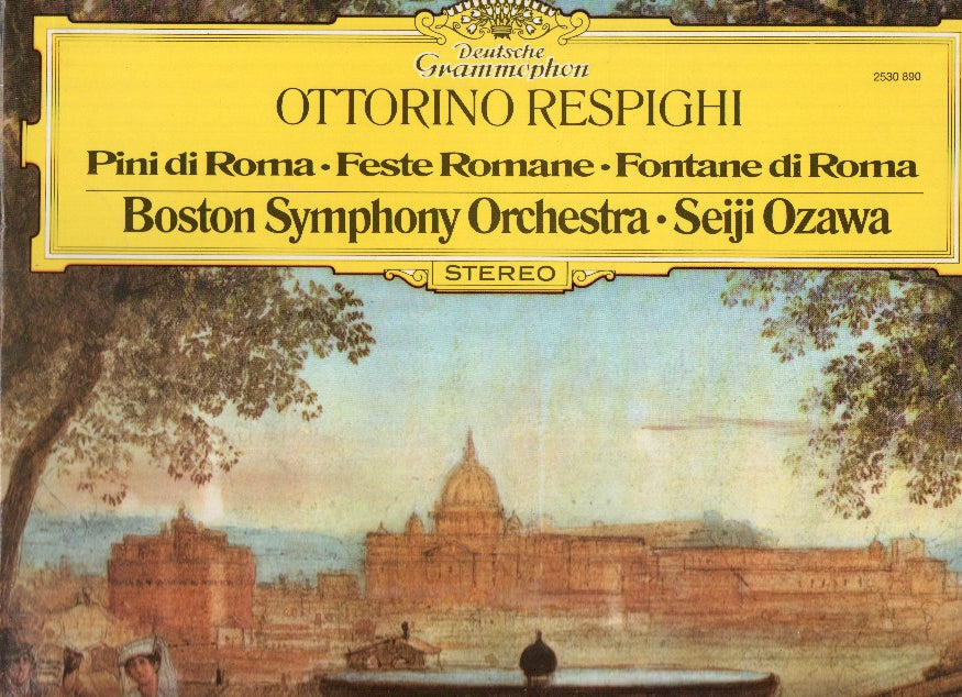 Disco/Vinilo-LP: OTTORINO RESPIGHI - Pini di Roma, Feste Romane (Deutsche Gramophon)