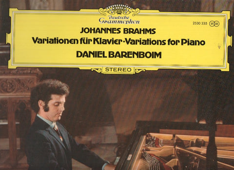 Disco/Vinilo-LP: JOHANNES BRAHMS - Variationen fur Klavier. Daniel Barenboim (Deutsche Gramophon)